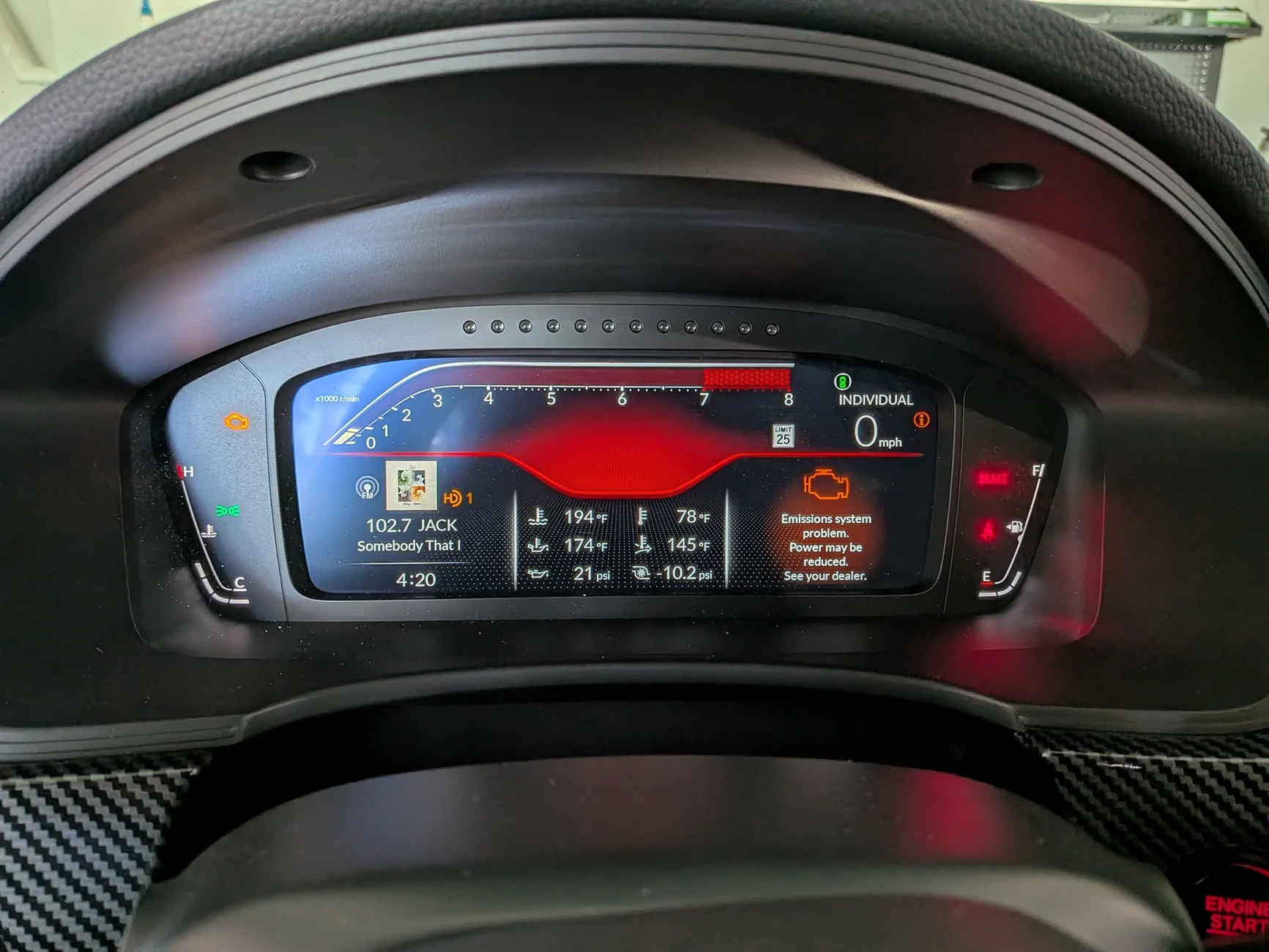 11th Gen Honda Civic Can't view CEL code in Flashpro PXL_20250926_202054892