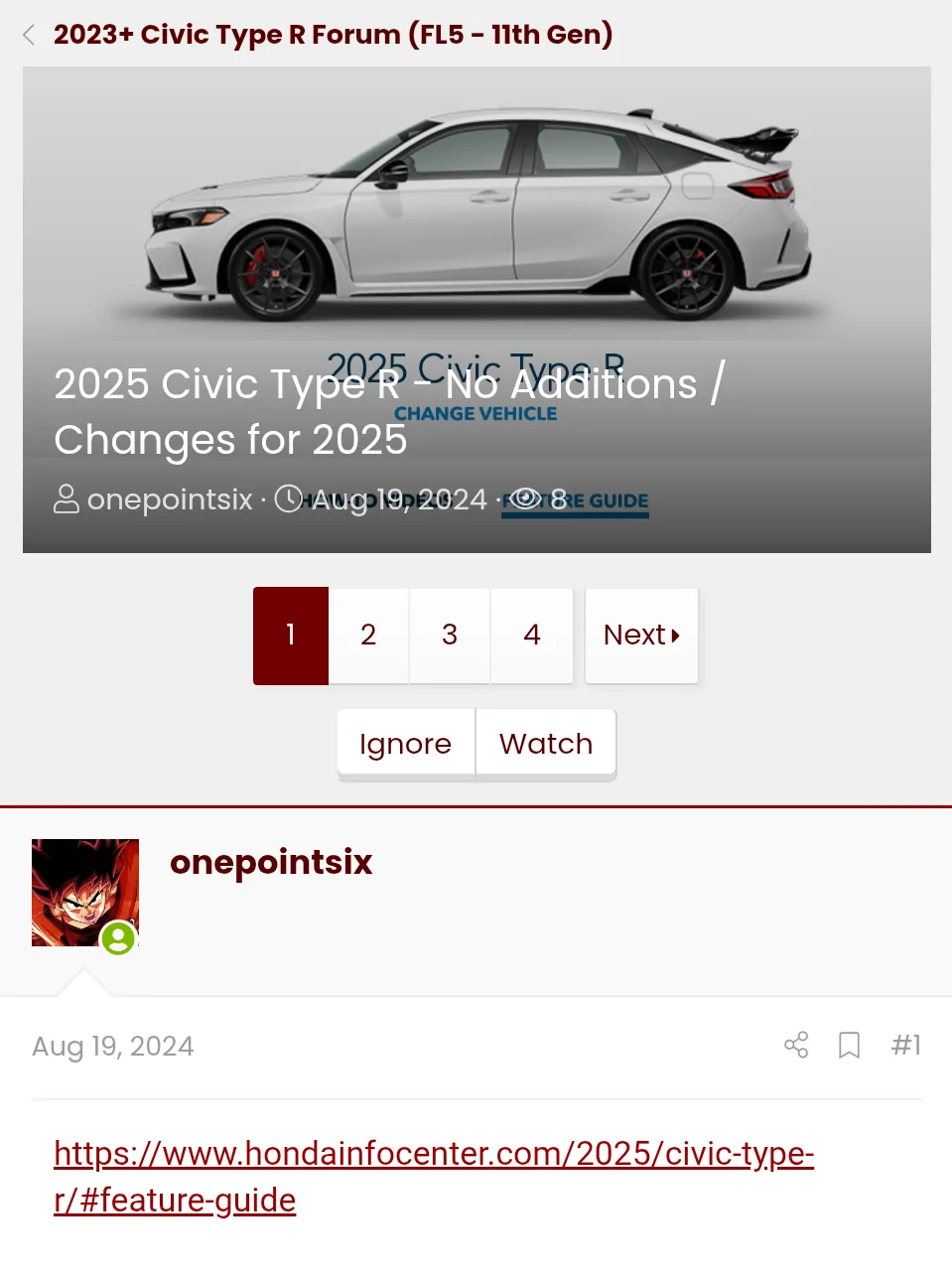 11th Gen Honda Civic 2026 FL5 Speculation Thread Screenshot_20250930-193535