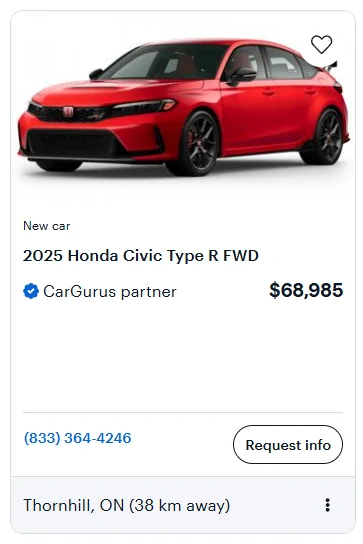 11th Gen Honda Civic Canadian dealer asked what colour Type R I want 1759682237648-jy
