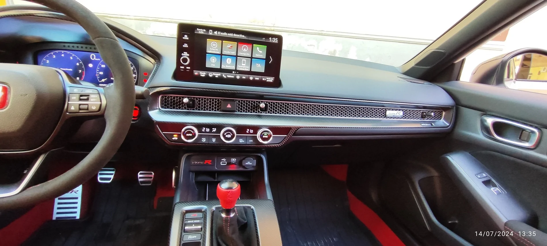 11th Gen Honda Civic FL5 interior dash piece damage IMG_20240714_133540