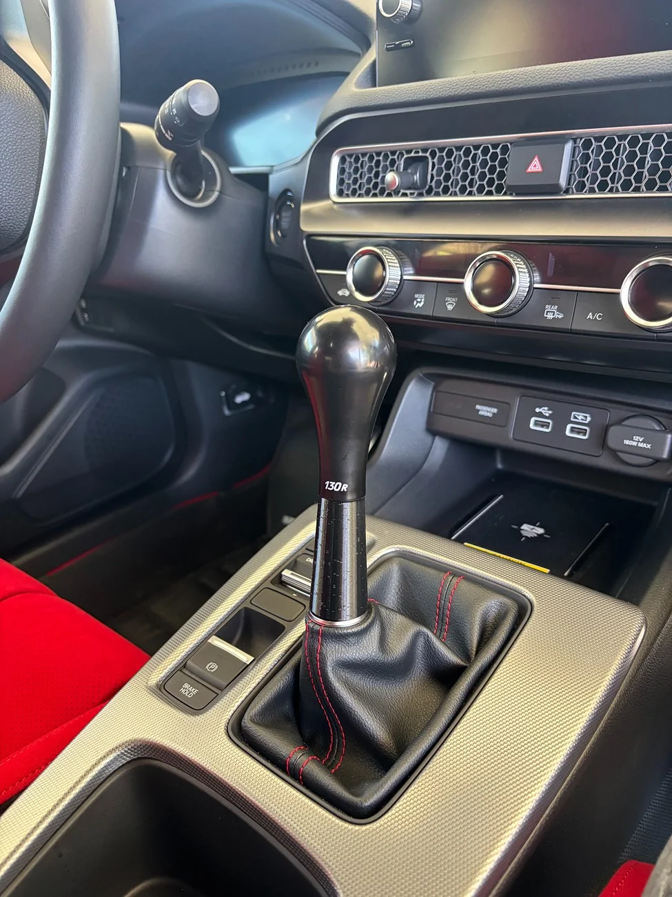 11th Gen Honda Civic Hybrid Racing Shifter + 140 mm titanium rod + 130R delrin knob IMG_1125 2
