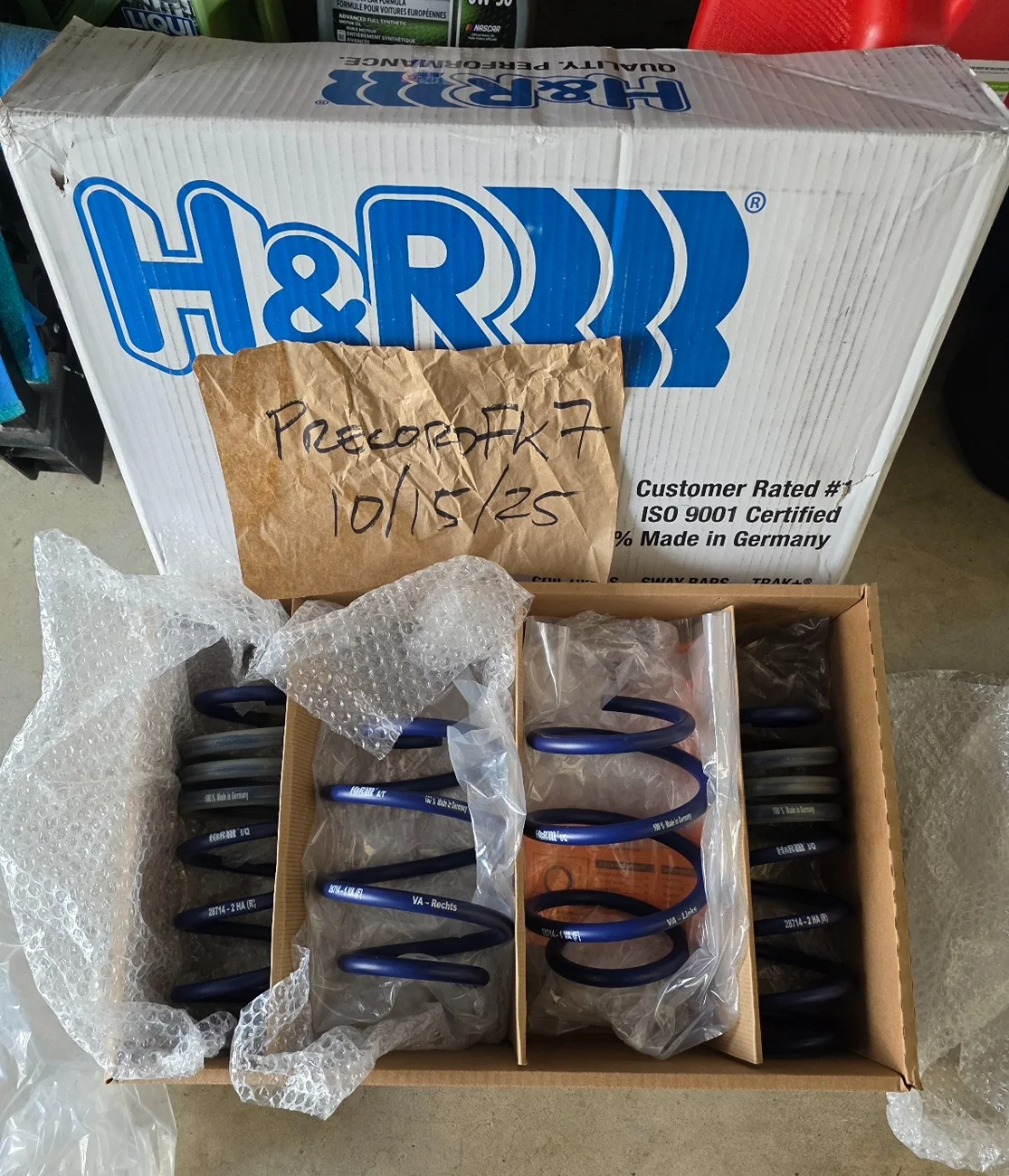 11th Gen Honda Civic H&R Springs 20251015_120332
