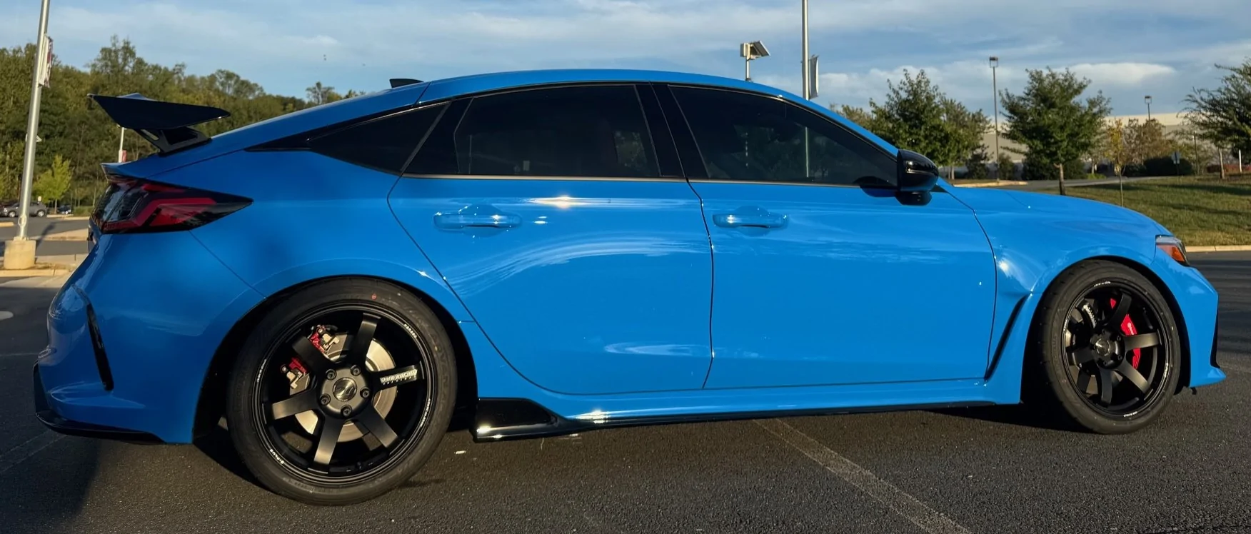 11th Gen Honda Civic God Spec info 18x10 +40 (pictures, alignment specs, tire info) side vi