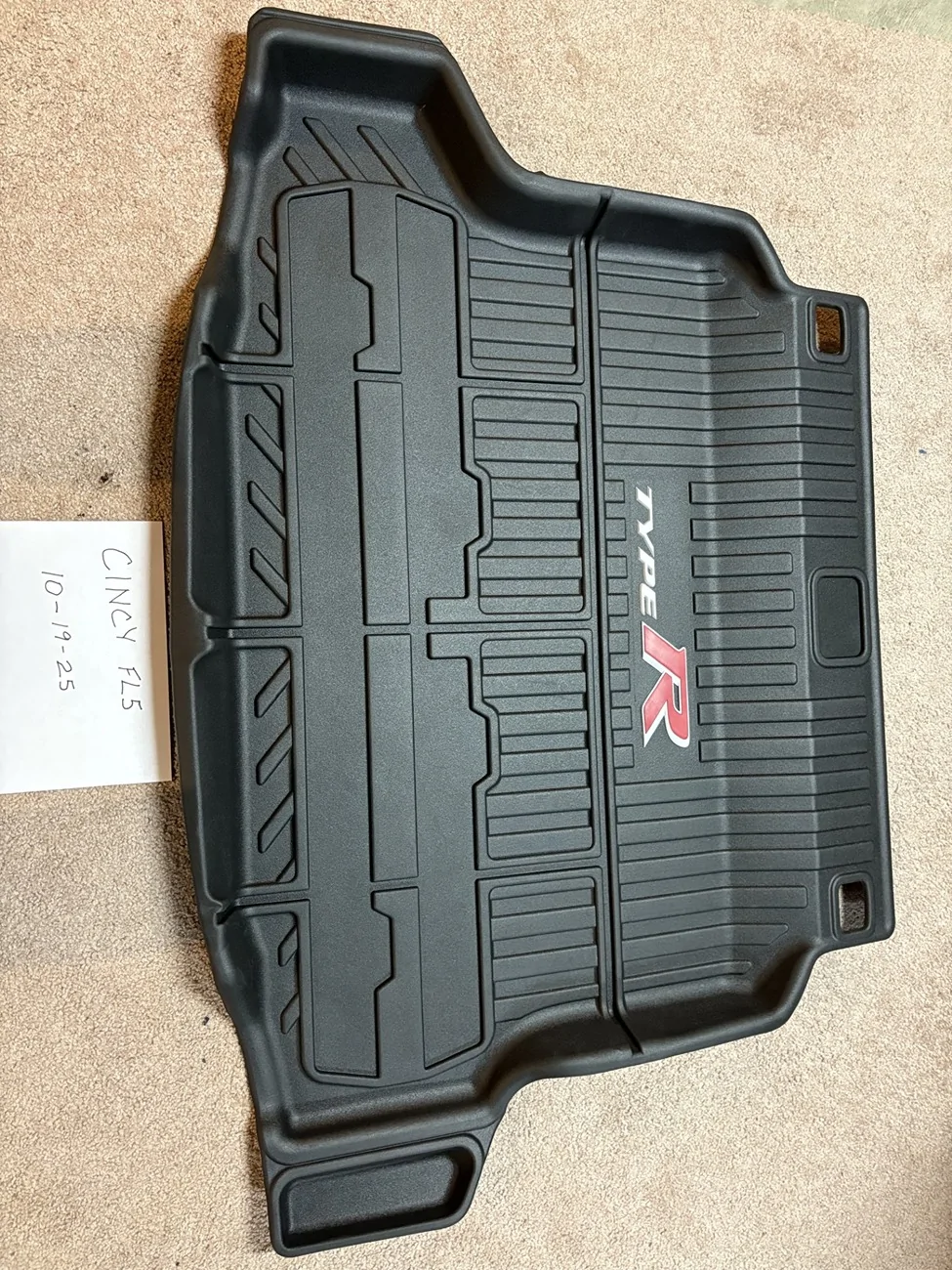 11th Gen Honda Civic NO LONGER AVAILABLE FL5 Cargo Tray For Sale $50 FL5 Cargo Tray