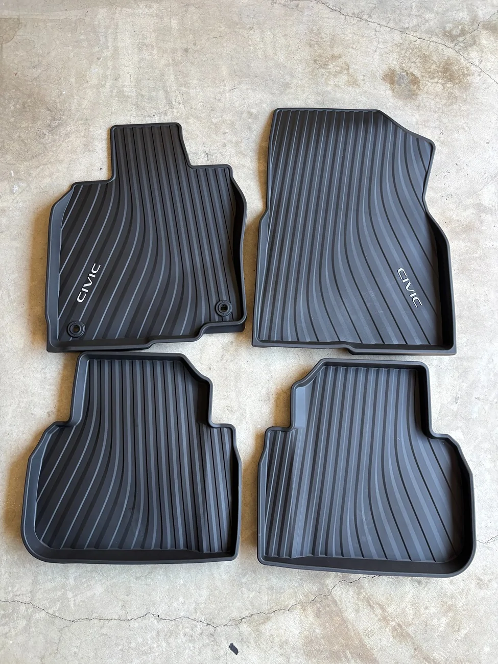 11th Gen Honda Civic FL5 OEM Floor Mats & Civic All Season High Wall Floor Mats IMG_2717
