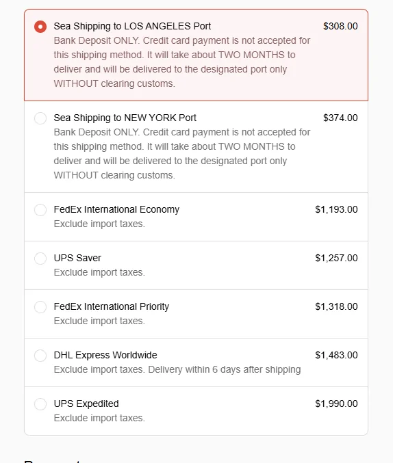 11th Gen Honda Civic My experience with Black Hawk Japan post tariffs and de minimis exemption Screenshot 2025-10-22 123619