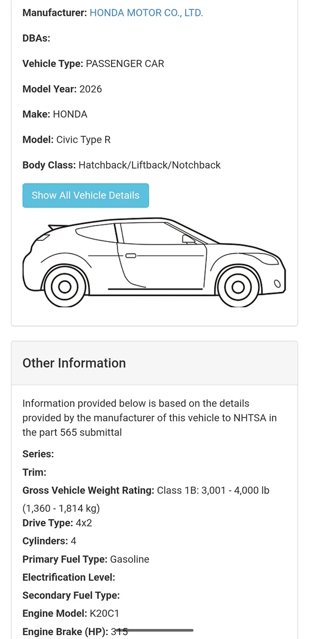 11th Gen Honda Civic 2026 FL5 Speculation Thread Screenshot_20251028-095721~2