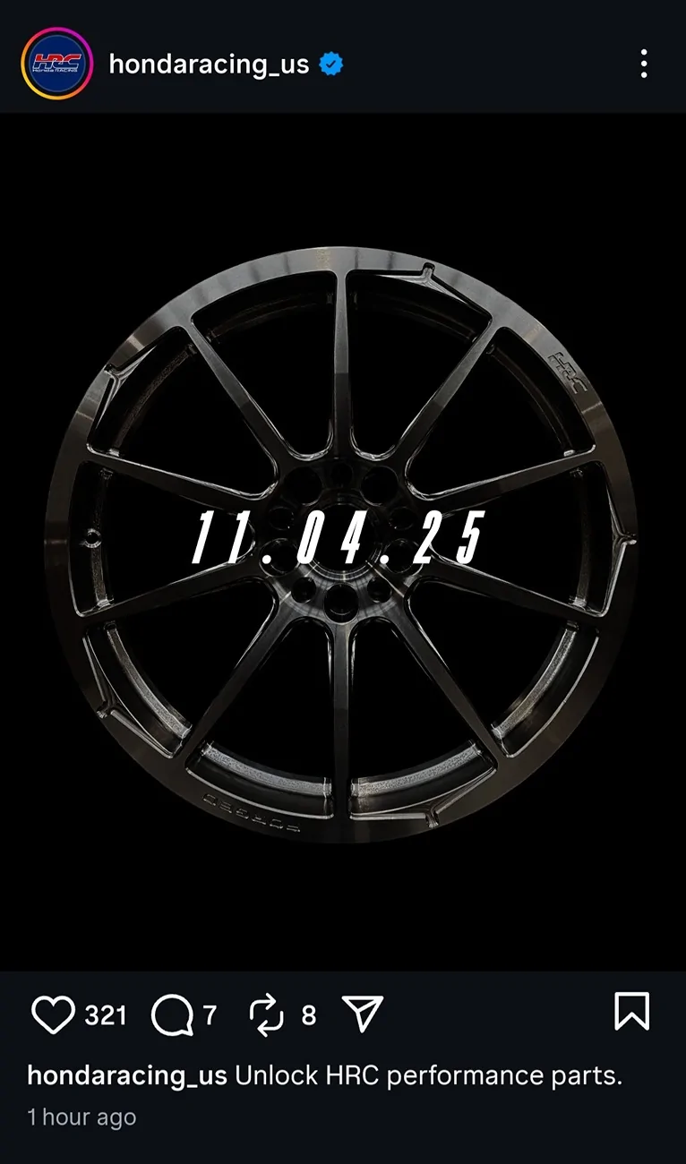 11th Gen Honda Civic Honda Racing (HRC) Performance Parts Debut at SEMA 2025 1000047325