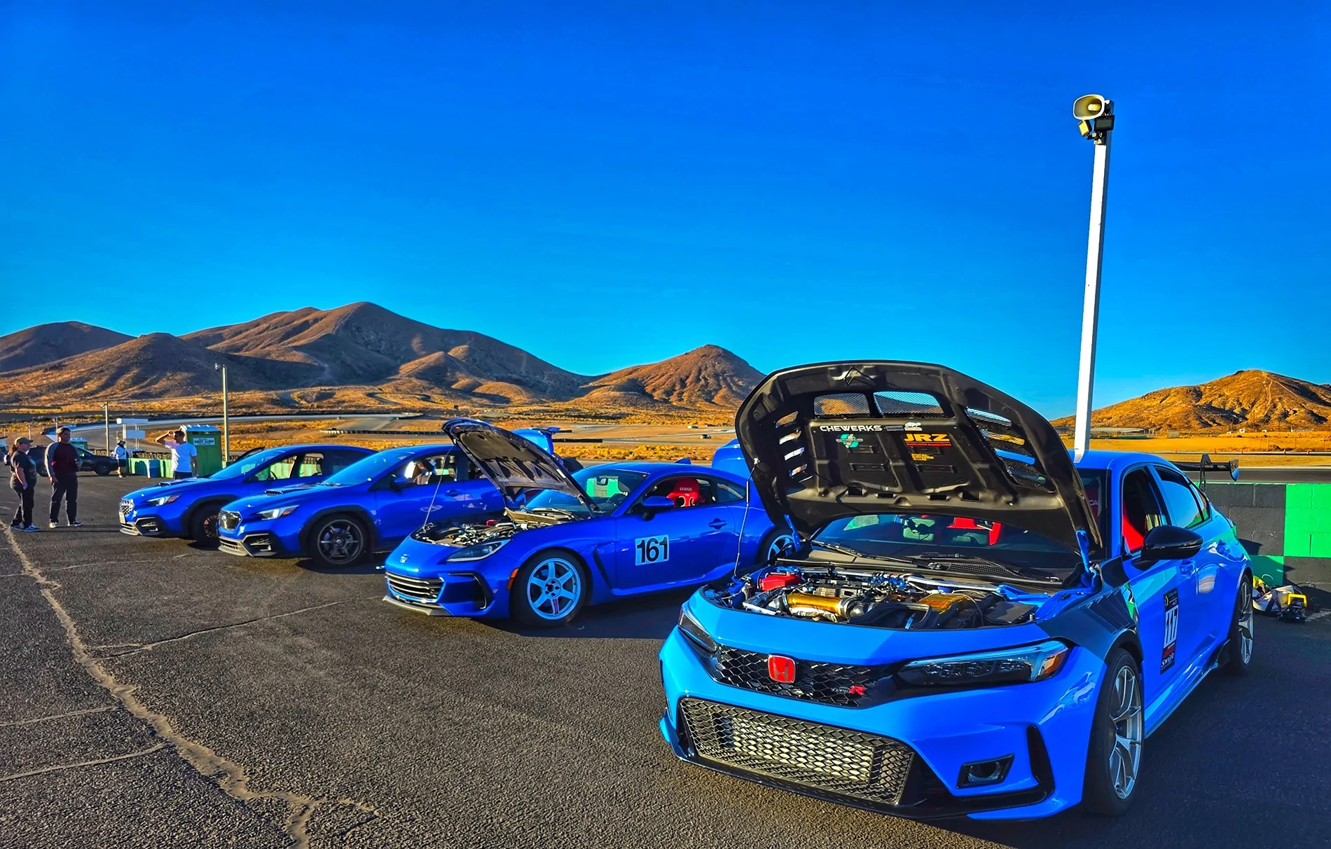 11th Gen Honda Civic Streets of Willow (renovated) track day - night run . Cooling testing 1000110663