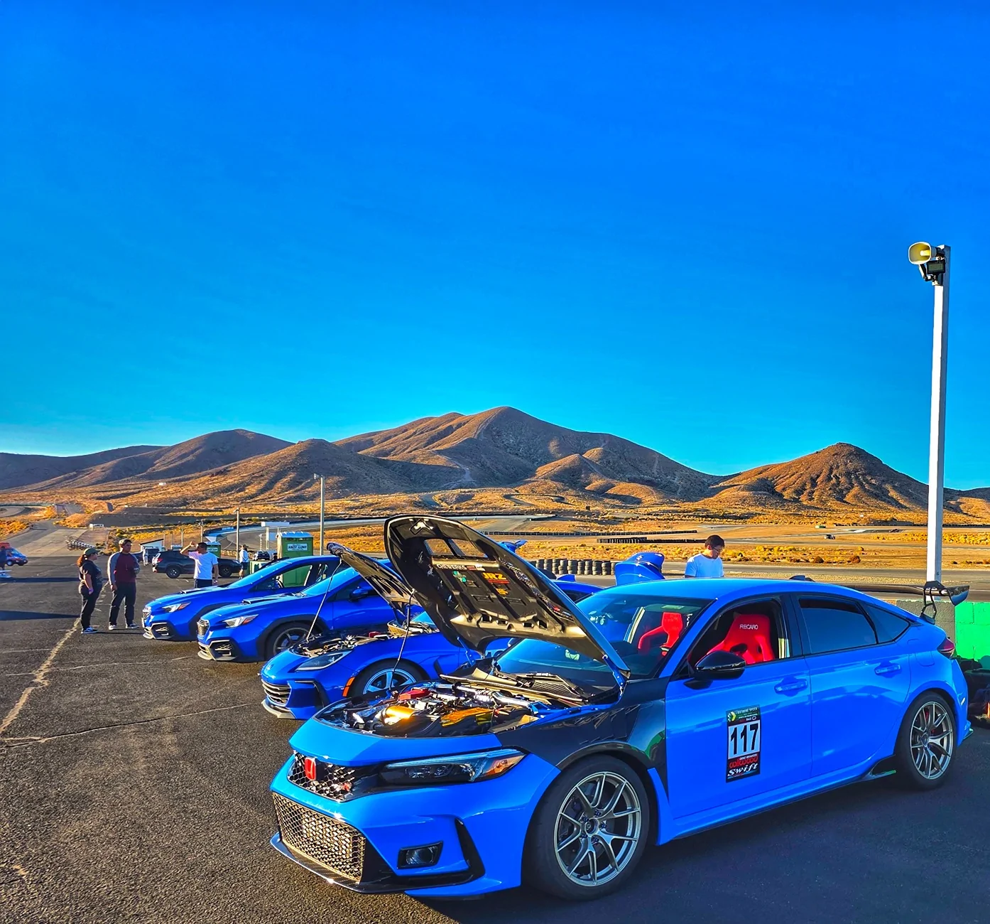11th Gen Honda Civic Streets of Willow (renovated) track day - night run . Cooling testing 1000110662
