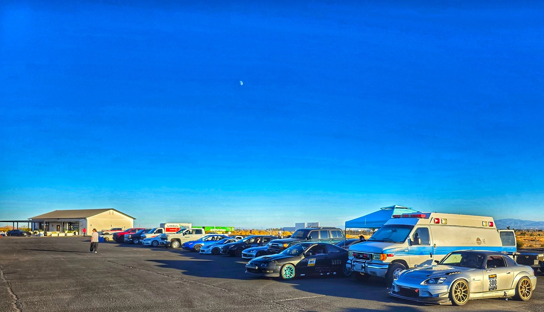 11th Gen Honda Civic Streets of Willow (renovated) track day - night run . Cooling testing 1000110792