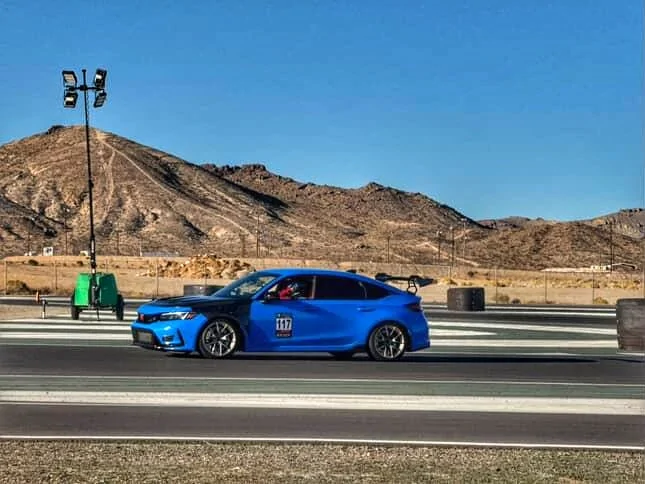 11th Gen Honda Civic Streets of Willow (renovated) track day - night run . Cooling testing 1000110954