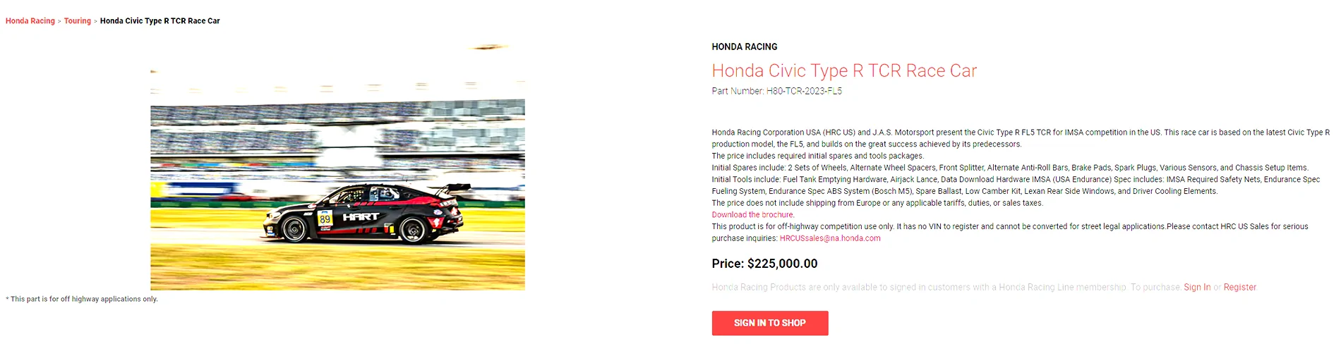 11th Gen Honda Civic Honda Racing (HRC) Performance Parts Debut at SEMA 2025 1762304074106-r