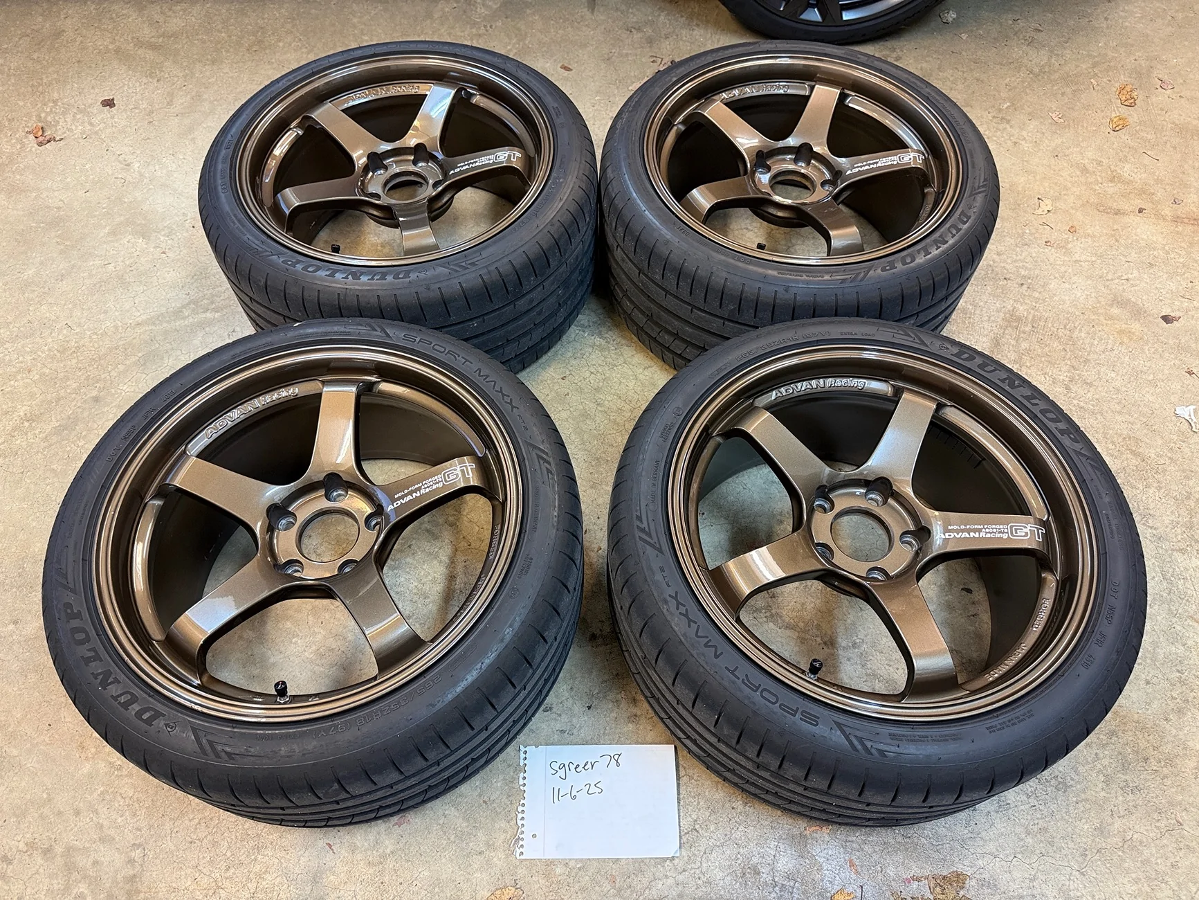 11th Gen Honda Civic Advan GT Umber Bronze 18x9.5 +38mm IMG_1011