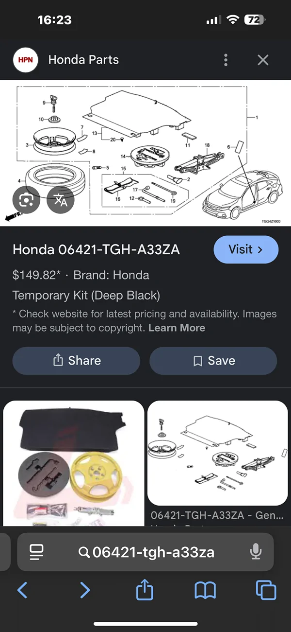 11th Gen Honda Civic [Install Guide] Installing aFK8 spare tire and full kit in the FL5 IMG_4835