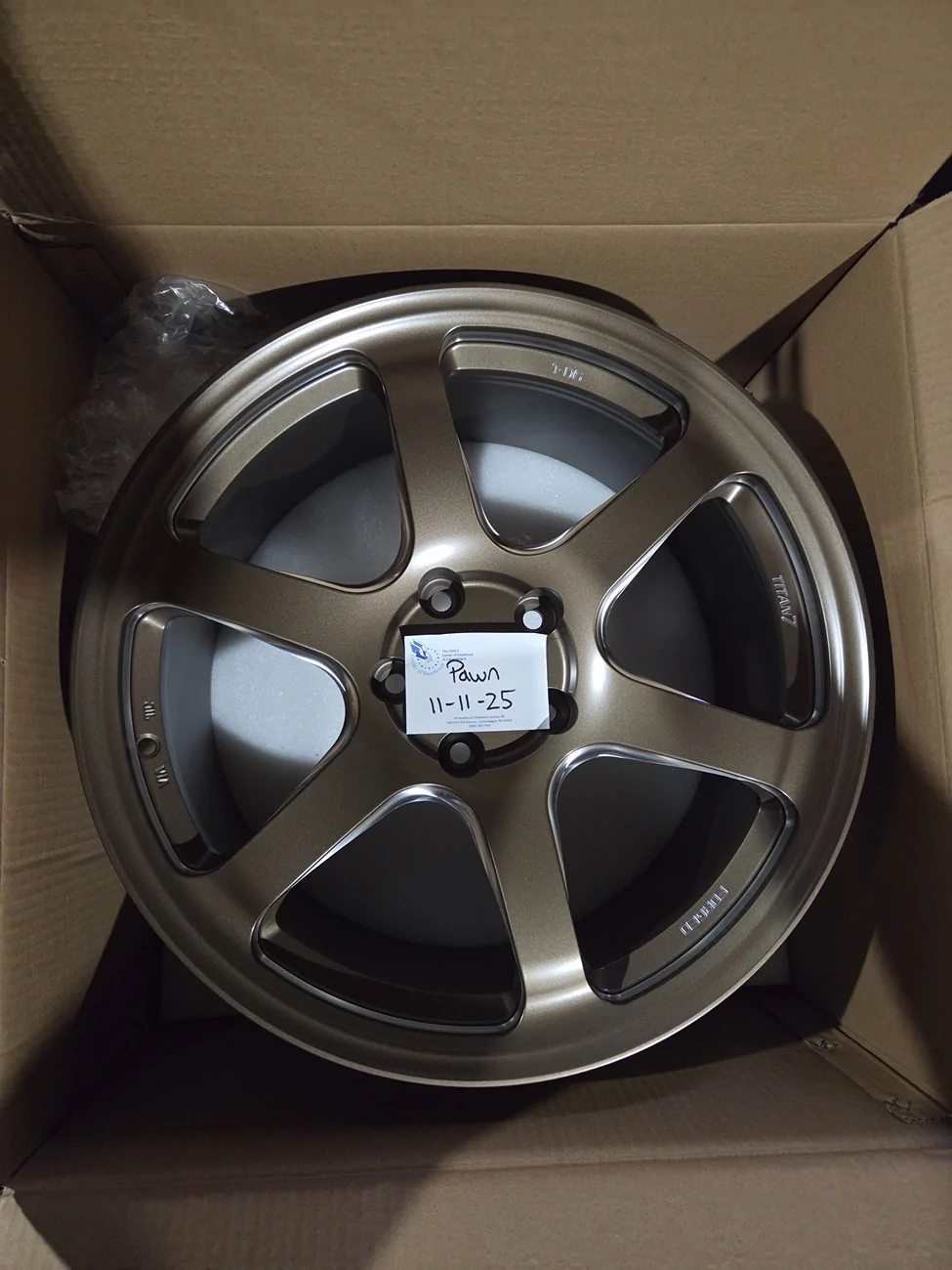 11th Gen Honda Civic Titan 7 TD-6 19x9.5 +45 20251111_150820