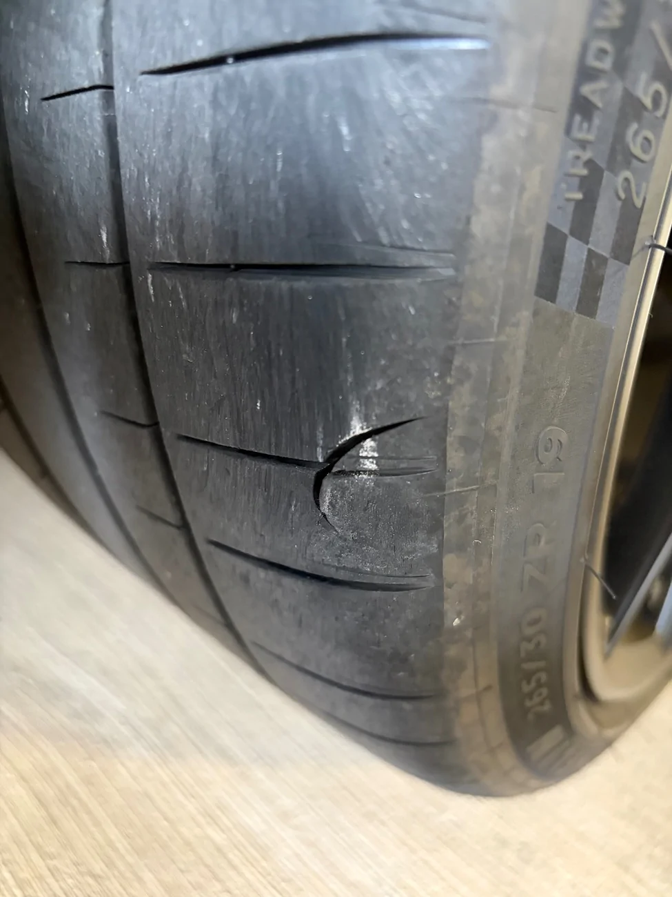 11th Gen Honda Civic Is tire safe to use with the tread cut? IMG_1314