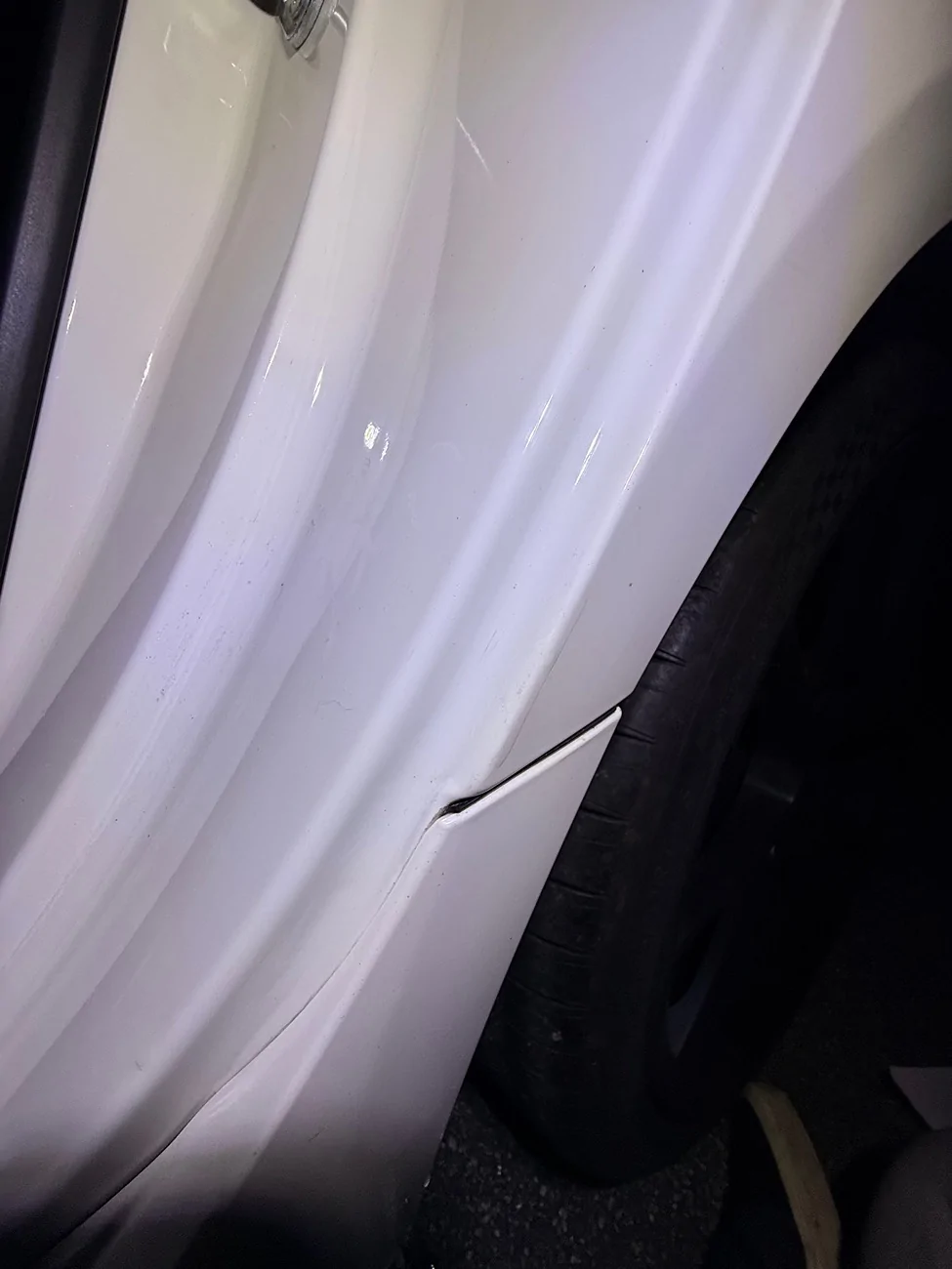 11th Gen Honda Civic Paint chip repair with Honda NH0 paint pen IMG_1607