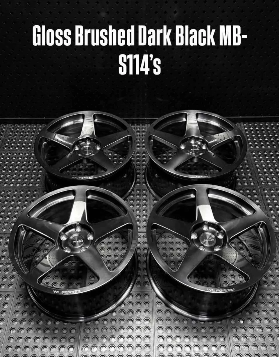 11th Gen Honda Civic SOLD  Forged Brushed Gloss Black WLForged S114s 19x9.5 +36 1000009321