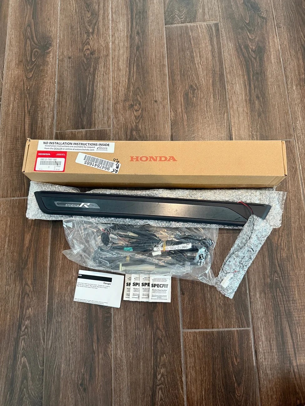 11th Gen Honda Civic New OEM Type R Led illuminated side sill kit for FL5 IMG_3554