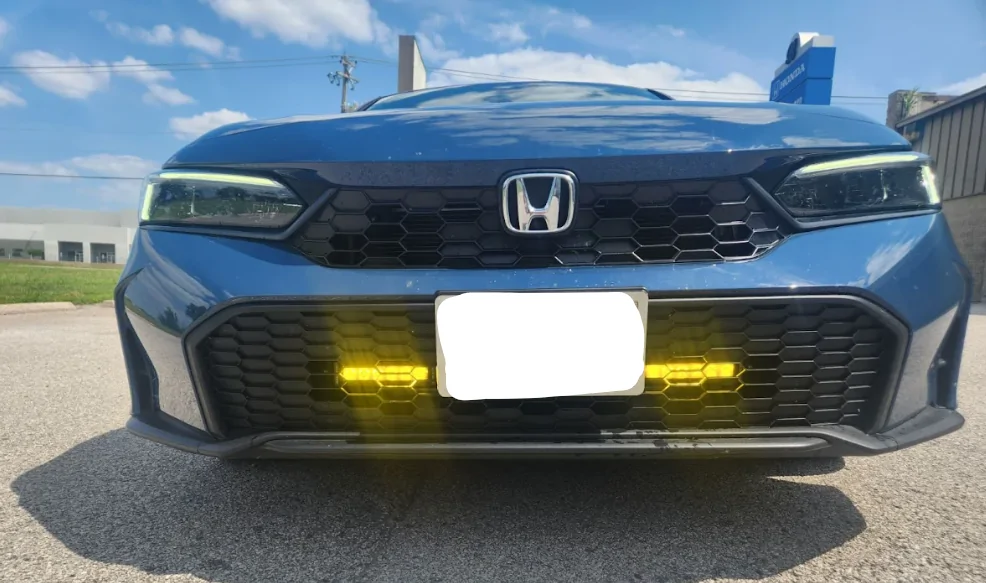 11th Gen Honda Civic Anyone add the Canadian fogs to the US version? Diode Dynamics on 2025 Civic Sport