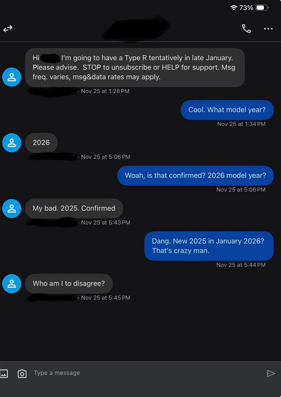 11th Gen Honda Civic 2026 FL5 Speculation Thread IMG_7418
