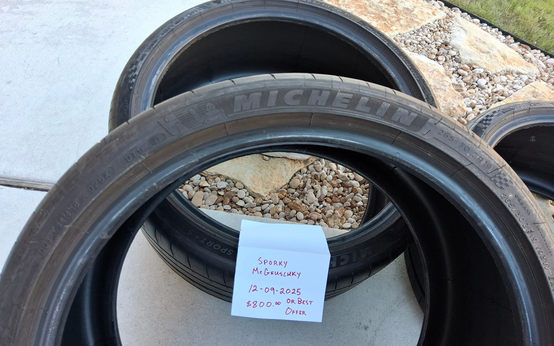 11th Gen Honda Civic 4X OEM FL5 Michelin Pilot Sport 4S Tires for sale 20251209_160805