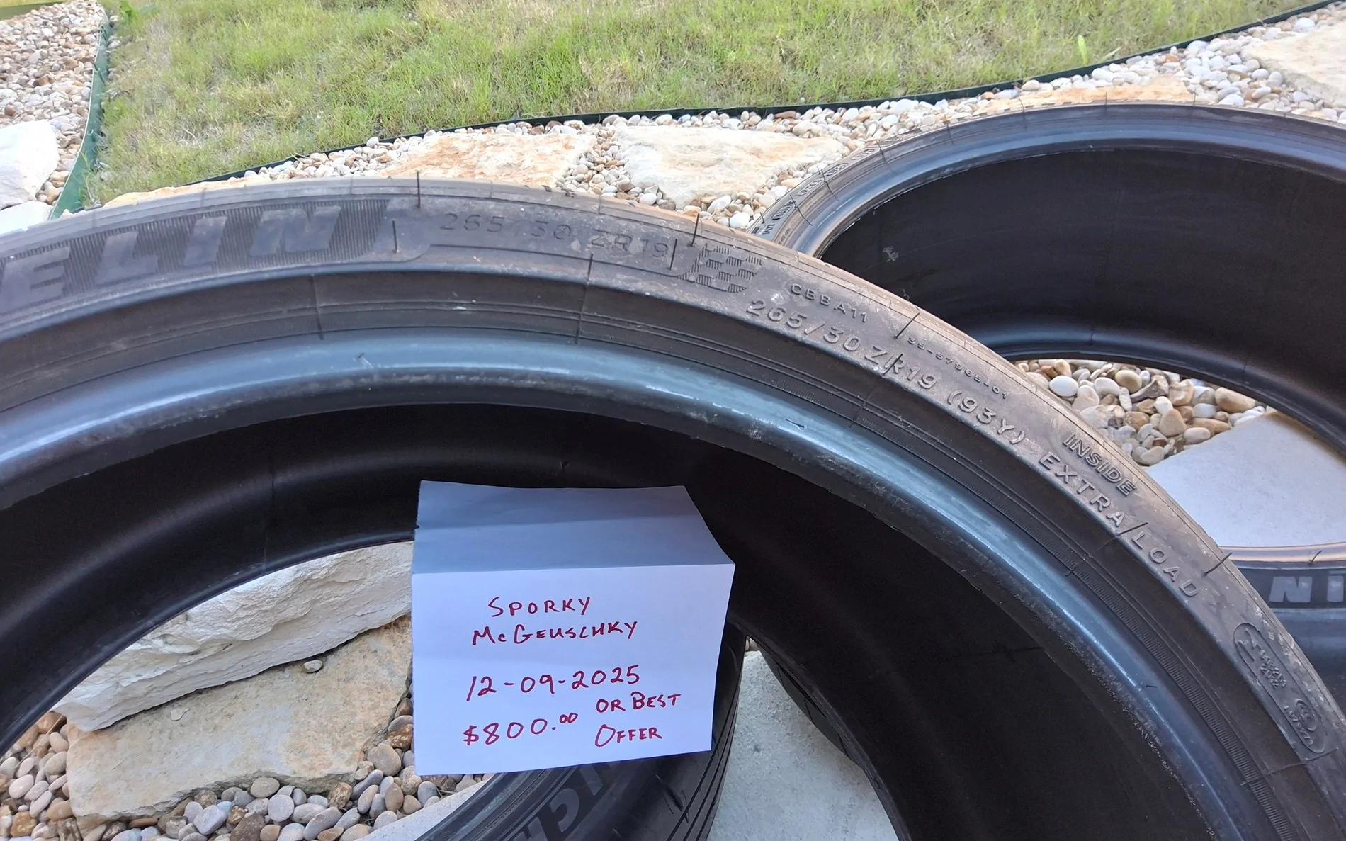 11th Gen Honda Civic 4X OEM FL5 Michelin Pilot Sport 4S Tires for sale 20251209_160845