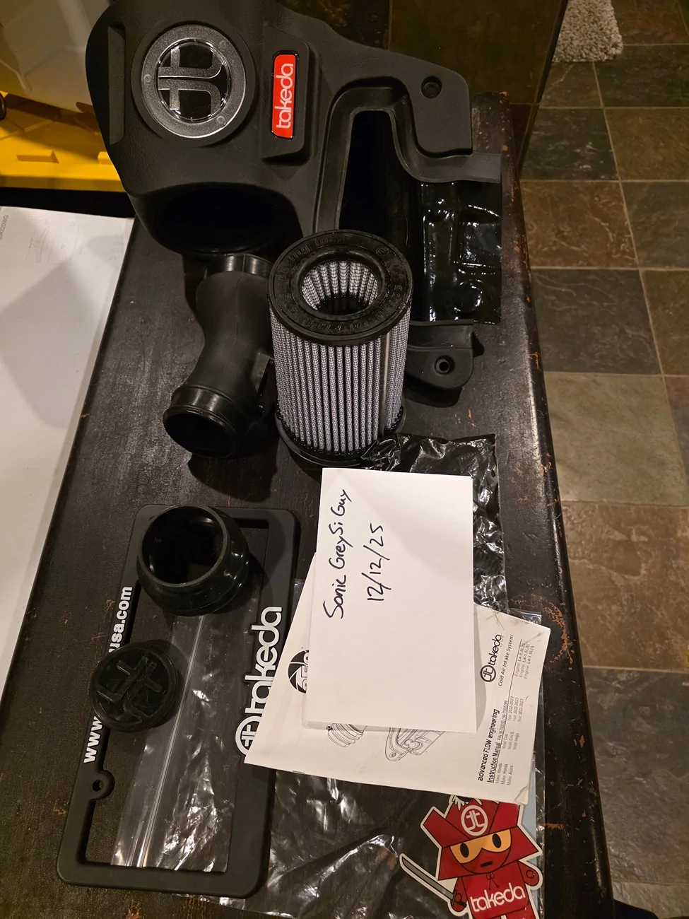 11th Gen Honda Civic Takeda (AFE) Air Intake for FE1 and DE4 (Dry Filter) $250 20251212_165731