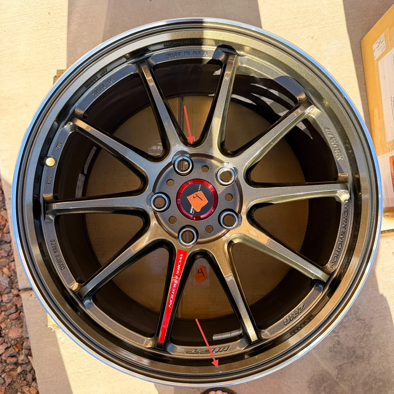 11th Gen Honda Civic FS: Work Emotion Zr10 18x9.5 +38 Titanium Diamond Lip Cut IMG_3846