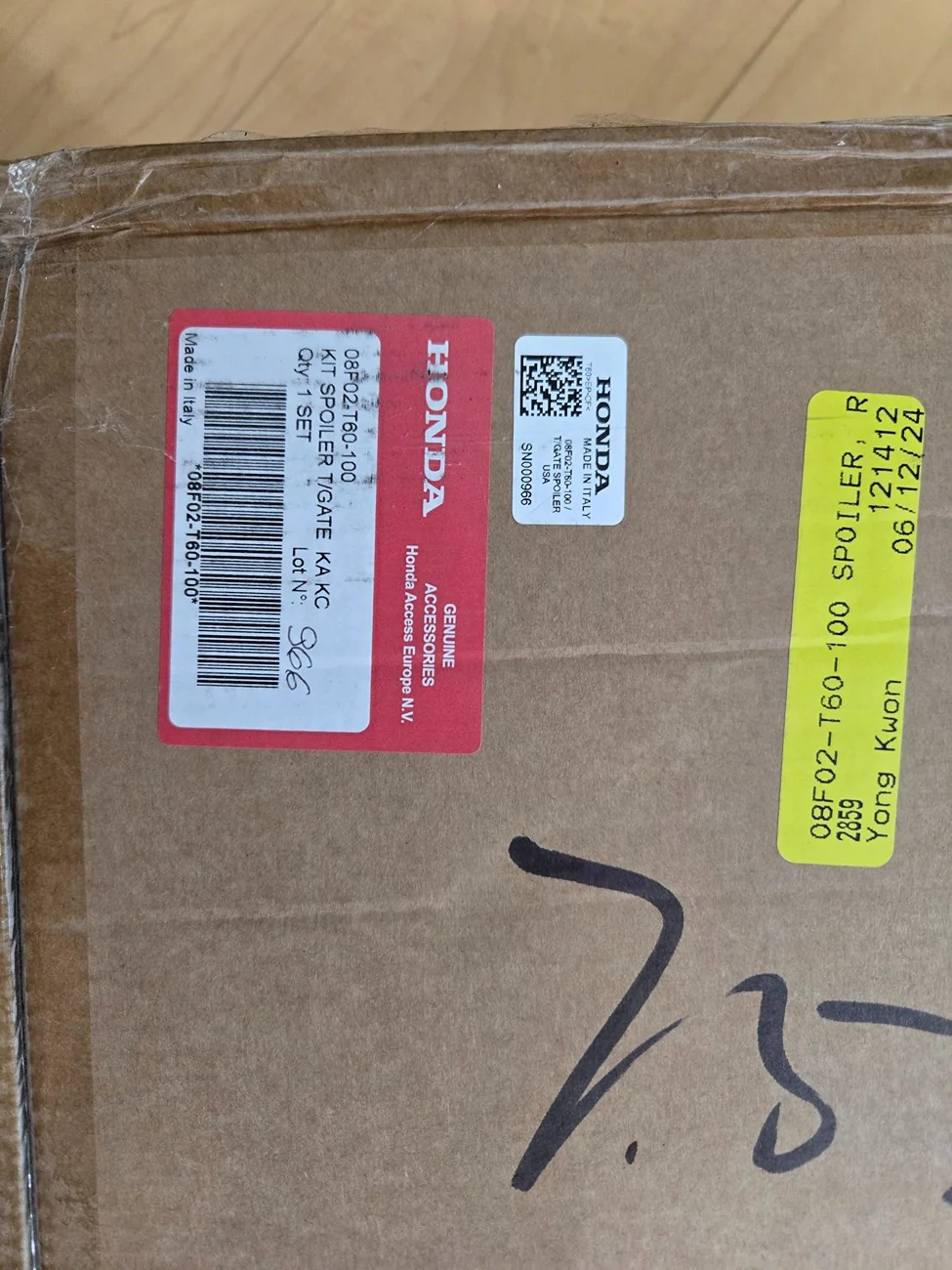 11th Gen Honda Civic --SOLD-- FL5 Civic Type R OEM Carbon Fiber Spoiler XPEL PPF wrapped $1,500 Shipped 20251220_213810