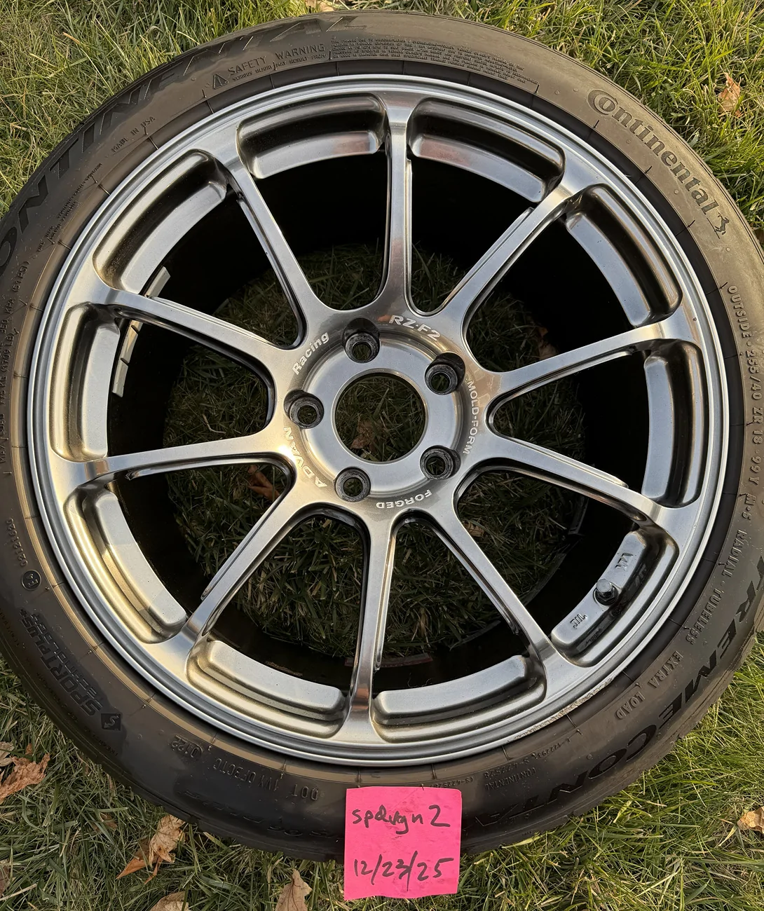 11th Gen Honda Civic 18" forged Advan RZ-F2s for sale IMG_9085