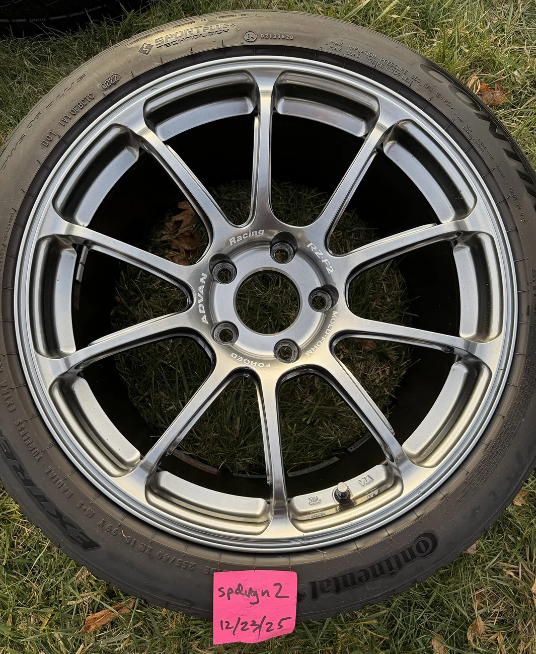 11th Gen Honda Civic 18" forged Advan RZ-F2s for sale IMG_9092