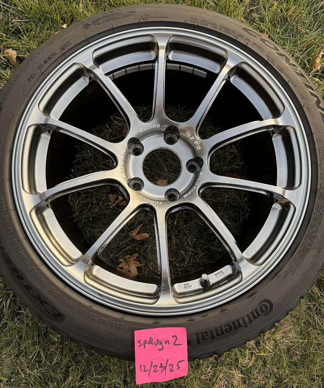 11th Gen Honda Civic 18" forged Advan RZ-F2s for sale IMG_9093