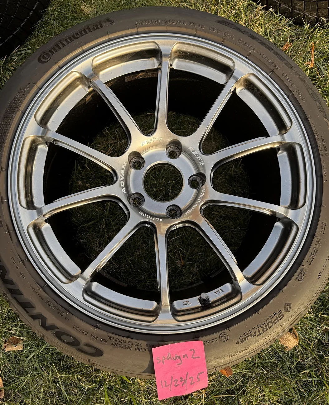 11th Gen Honda Civic 18" forged Advan RZ-F2s for sale IMG_9094