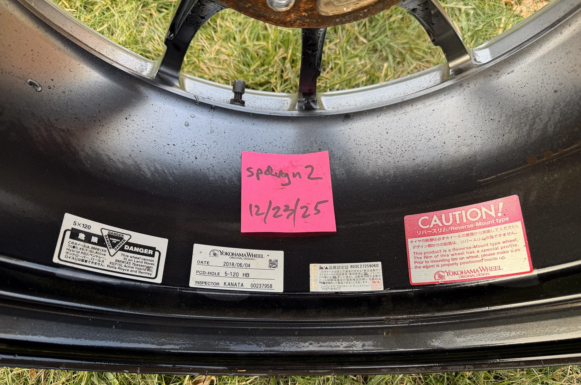 11th Gen Honda Civic 18" forged Advan RZ-F2s for sale IMG_9082