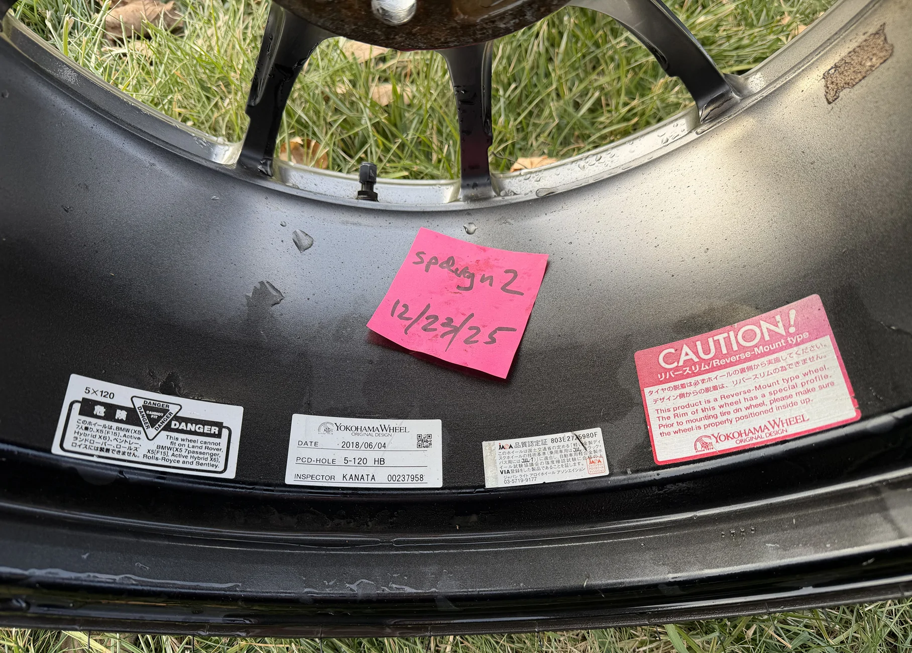 11th Gen Honda Civic 18" forged Advan RZ-F2s for sale IMG_9084
