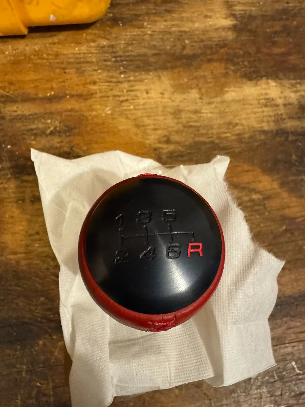 11th Gen Honda Civic *****SOLD******   Genuine 2023-2025 Honda Civic Type R Red Leather Wrapped Shift Knob - $90 shipped IMG_4100