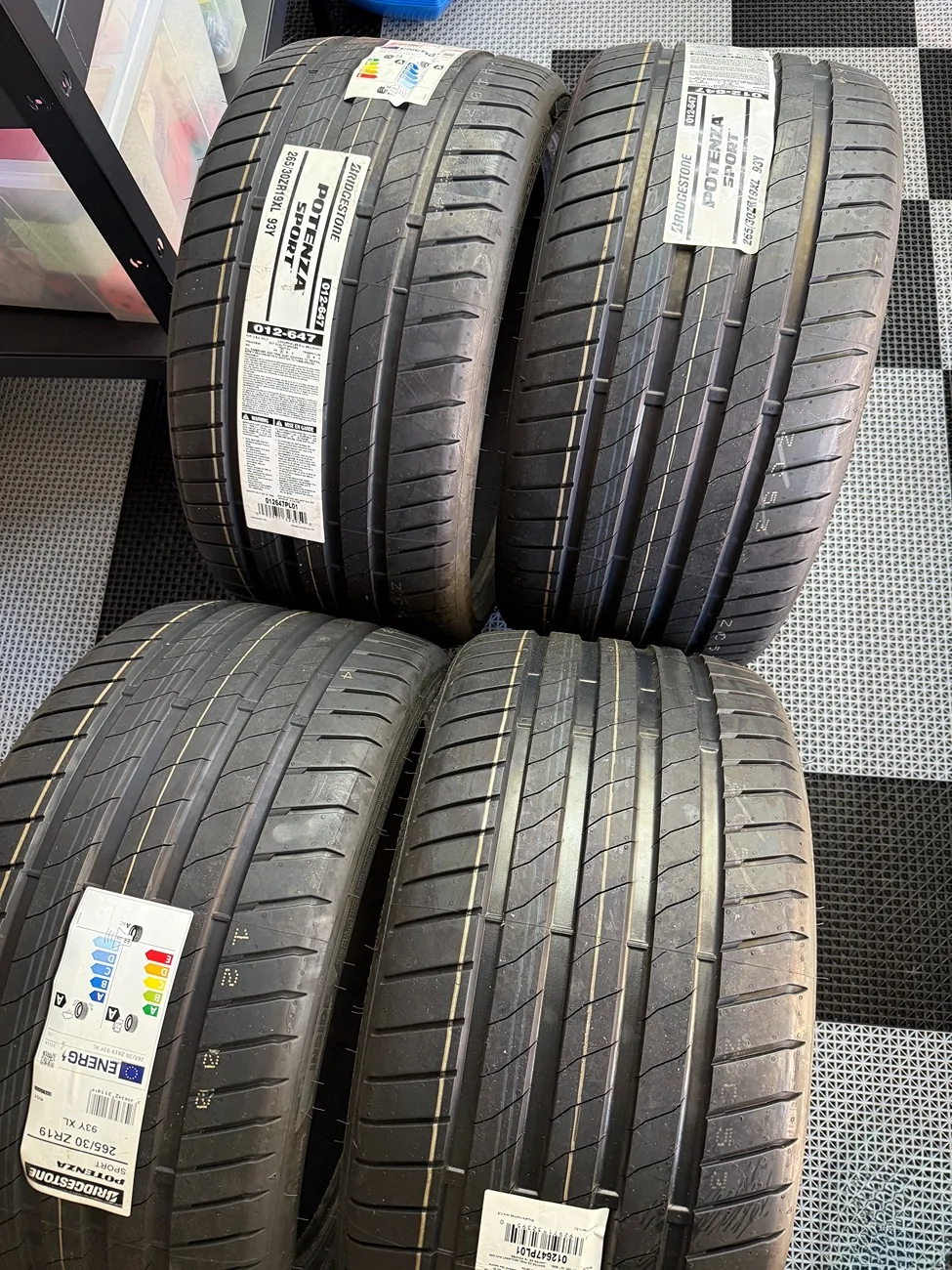 11th Gen Honda Civic 265/30ZR-19 Bridgestone Potenza Sport XL Tires - Brand New IMG_6717