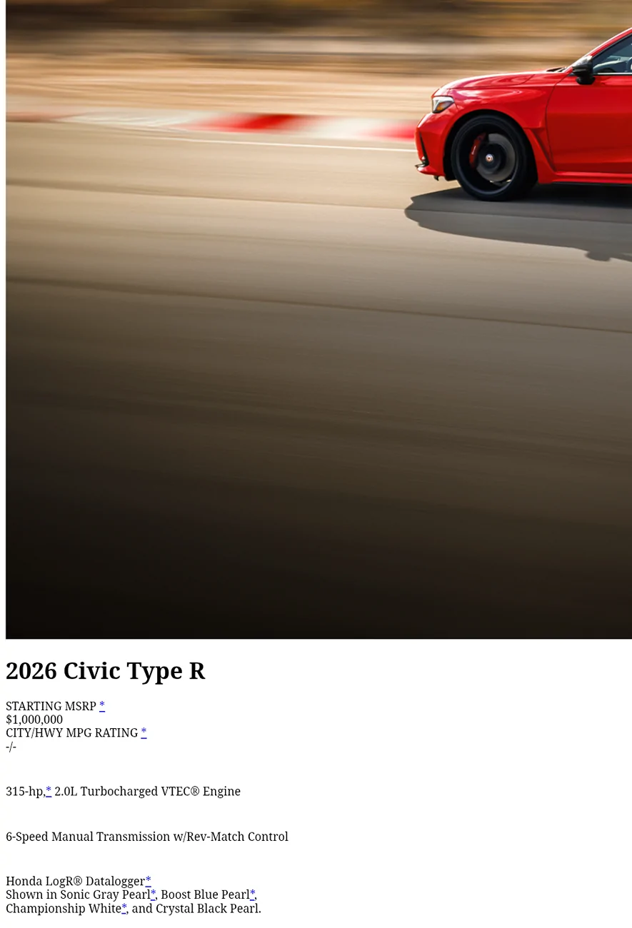 11th Gen Honda Civic 2026 FL5 Speculation Thread Screenshot_20251231-094112