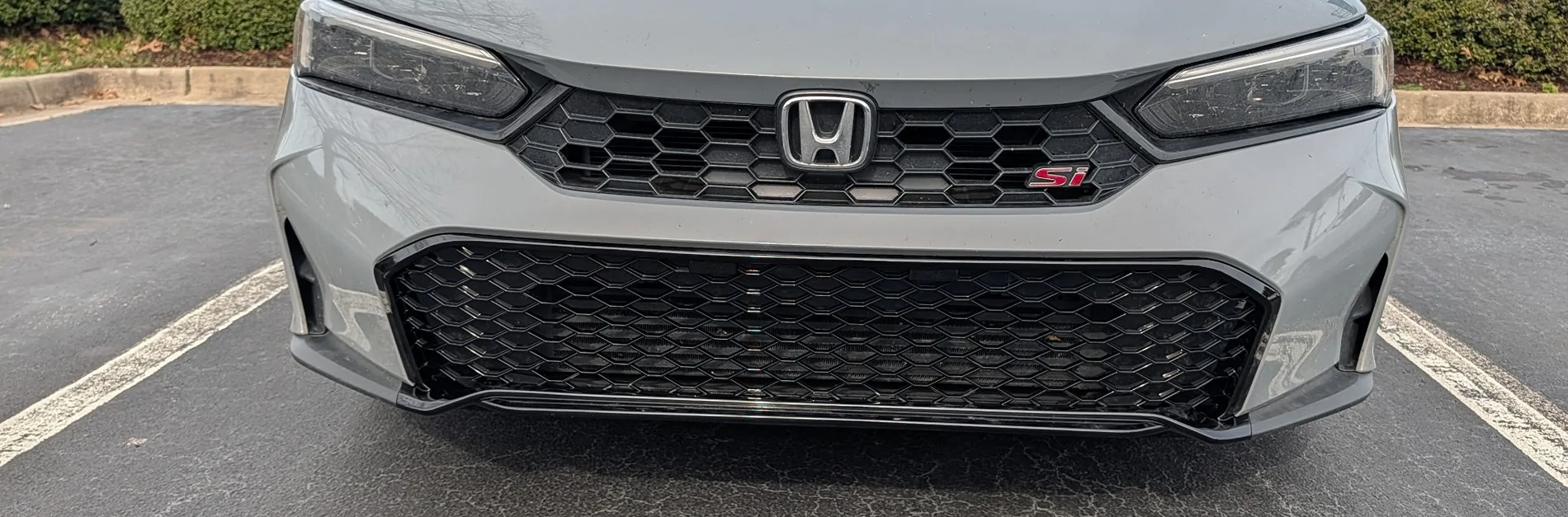 11th Gen Honda Civic Synth Carbon Type R lower Grill for 2025+ 1054