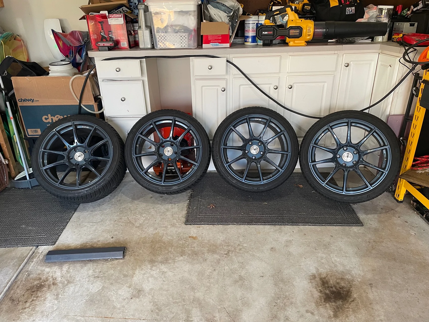 11th Gen Honda Civic SSR GTX01 19x9.5 +38 255/35/19 Gunmetal Blue IMG_5105