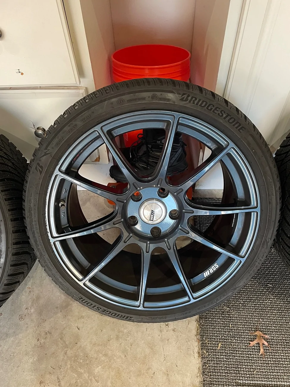 11th Gen Honda Civic SSR GTX01 19x9.5 +38 255/35/19 Gunmetal Blue IMG_5107