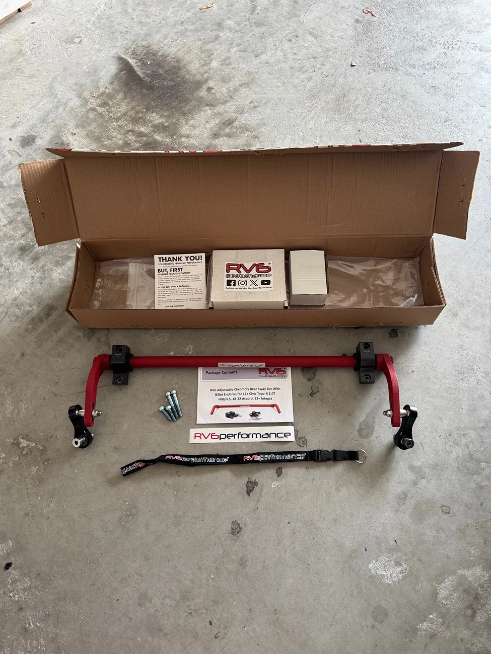 11th Gen Honda Civic For sale - RV6 rear sway bar w/billet end links IMG_4756