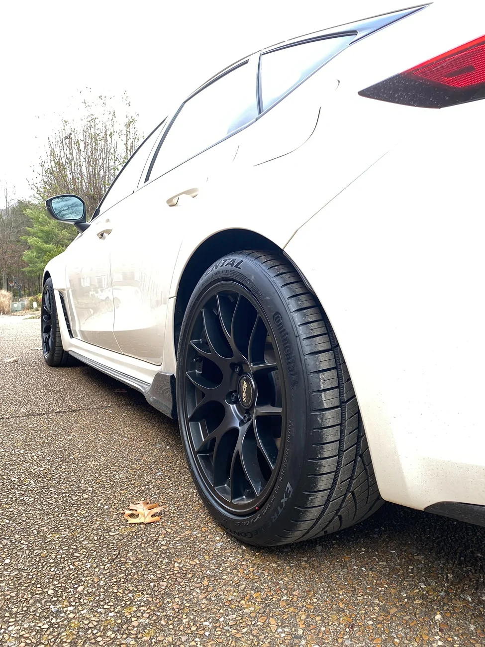 11th Gen Honda Civic Messing around with tire/wheel sizing Apex EC-7 Honda FL5 pict 03