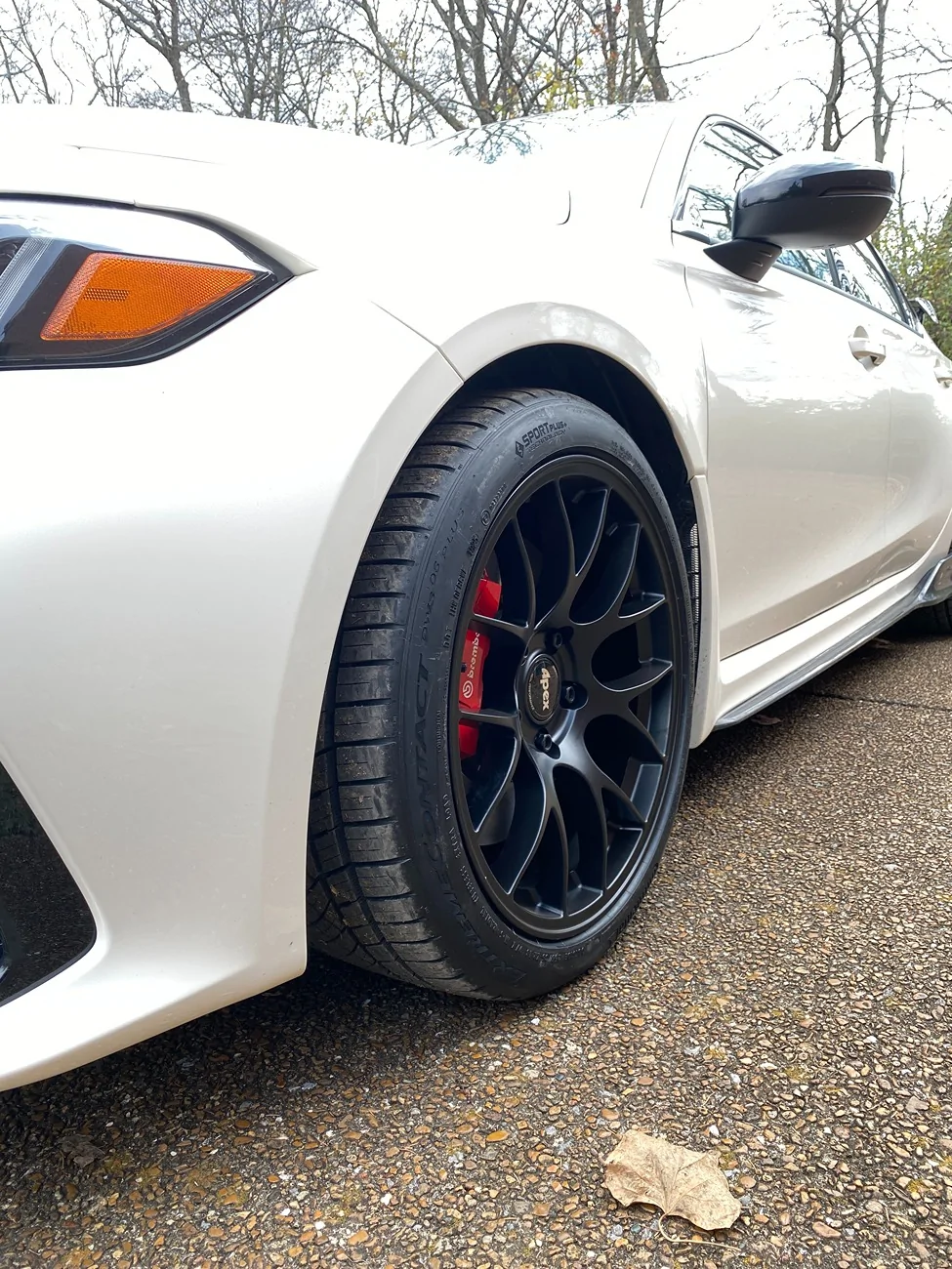 11th Gen Honda Civic Messing around with tire/wheel sizing Apex EC-7 Honda FL5 pict 04
