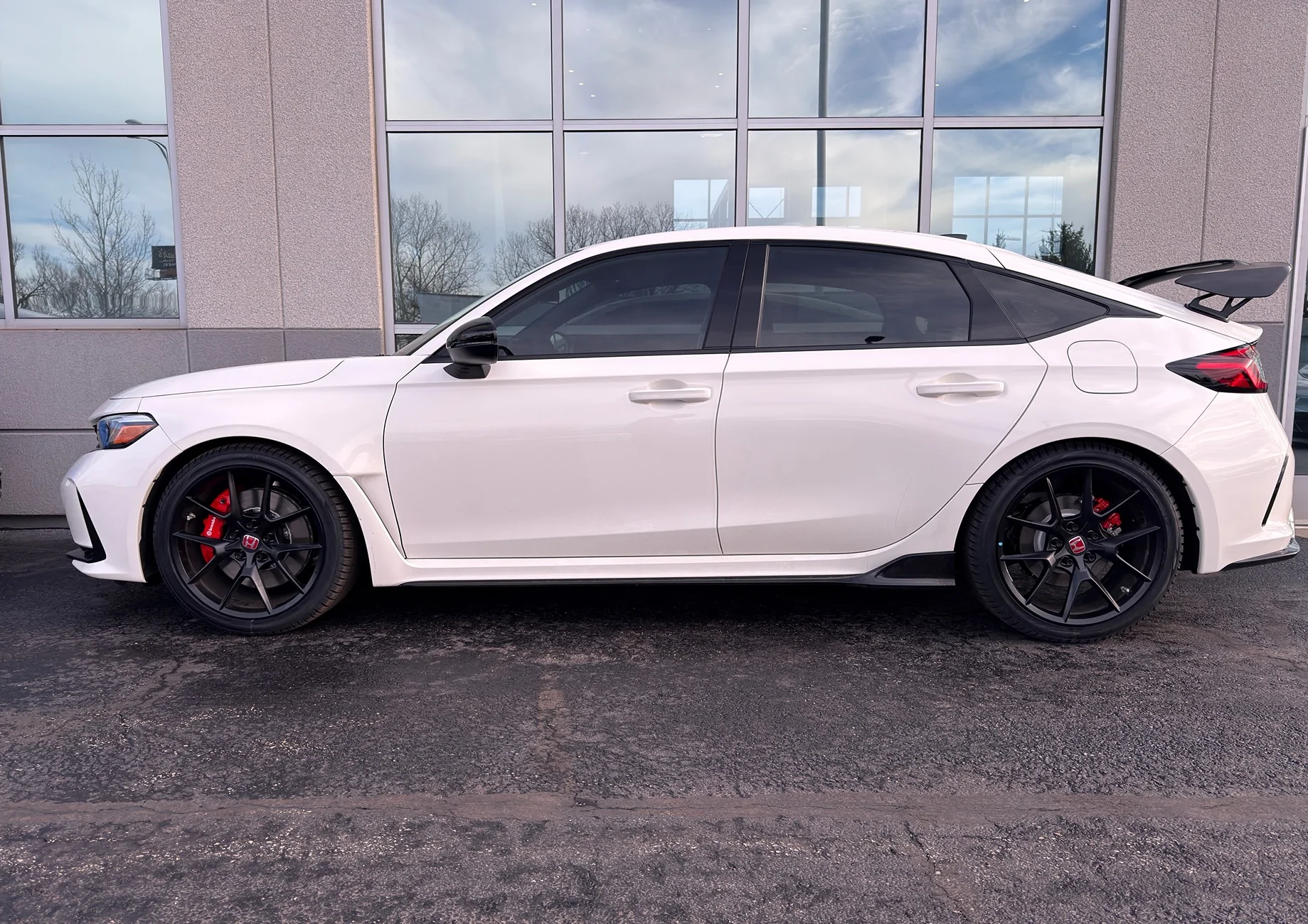 11th Gen Honda Civic Before and after: Window Tint IMG_3092