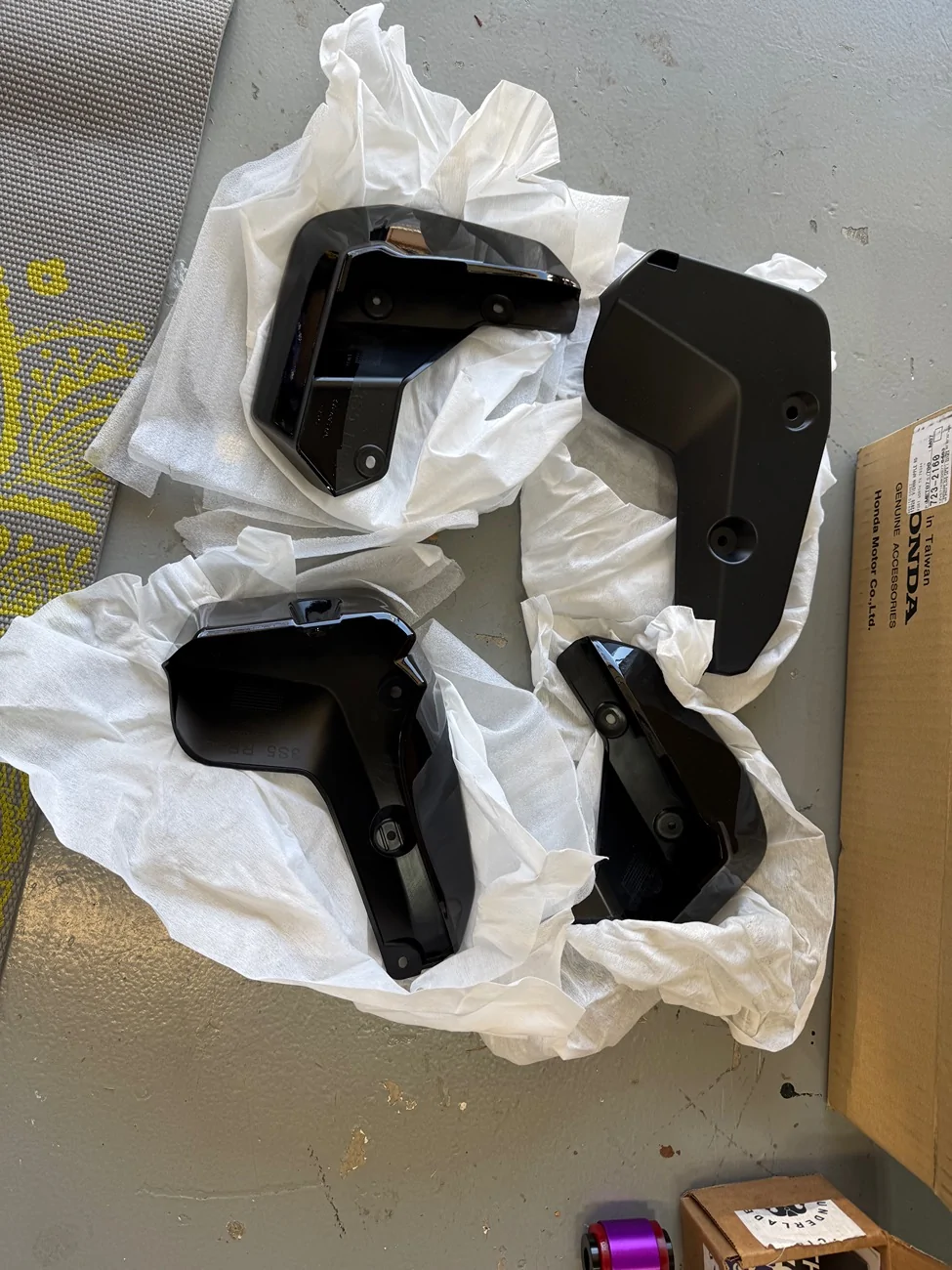 11th Gen Honda Civic NIB Partout-Cobb intake and ap/oem mudflats/wunder pitch stop/artwork body shop IMG_1182