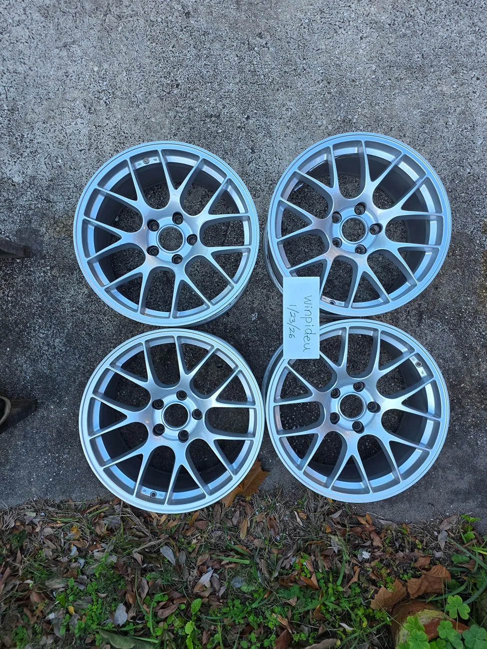 11th Gen Honda Civic Apex EC-7 18x9.5 ET43 in Race Silver 20260123_152010