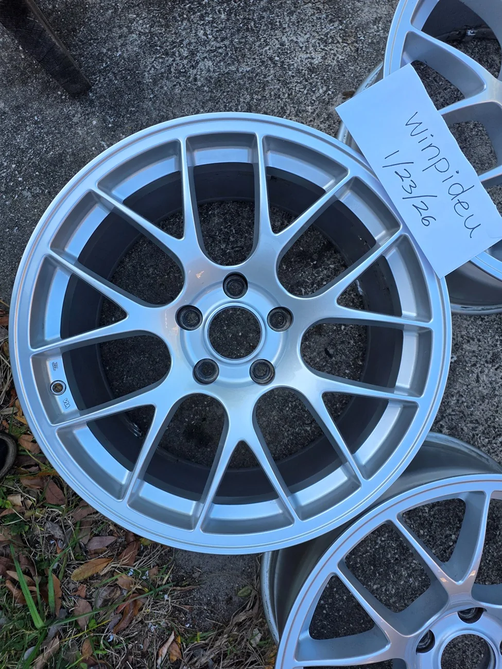 11th Gen Honda Civic Apex EC-7 18x9.5 ET43 in Race Silver 20260123_152026